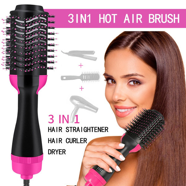 Desert Dealz™ 3 In 1 One Step Hot Air Brush (dryer + Styler ) - Desert Dealz